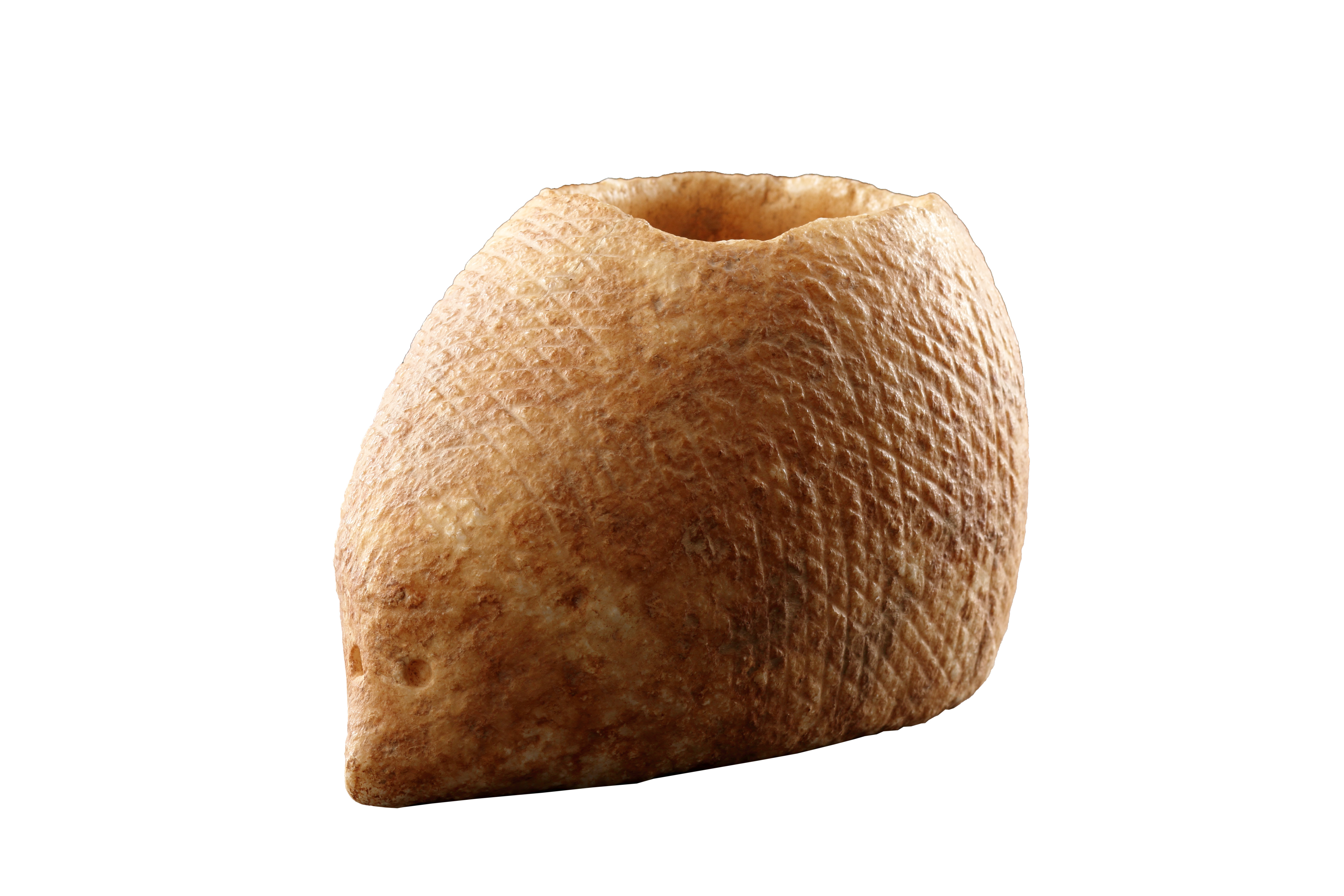 Very Rare and Early Carved Vessel in the Form of a Hedgehog 